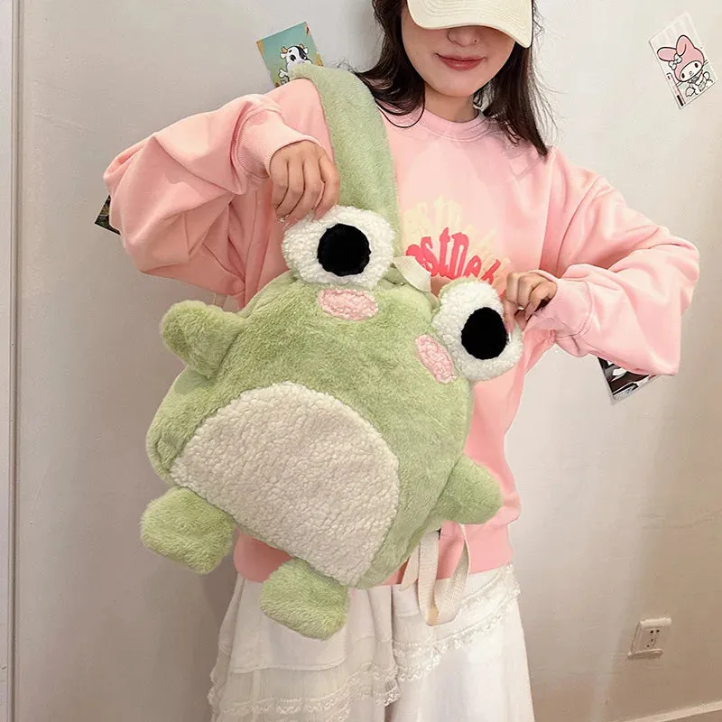 Plush Froggy Backpack