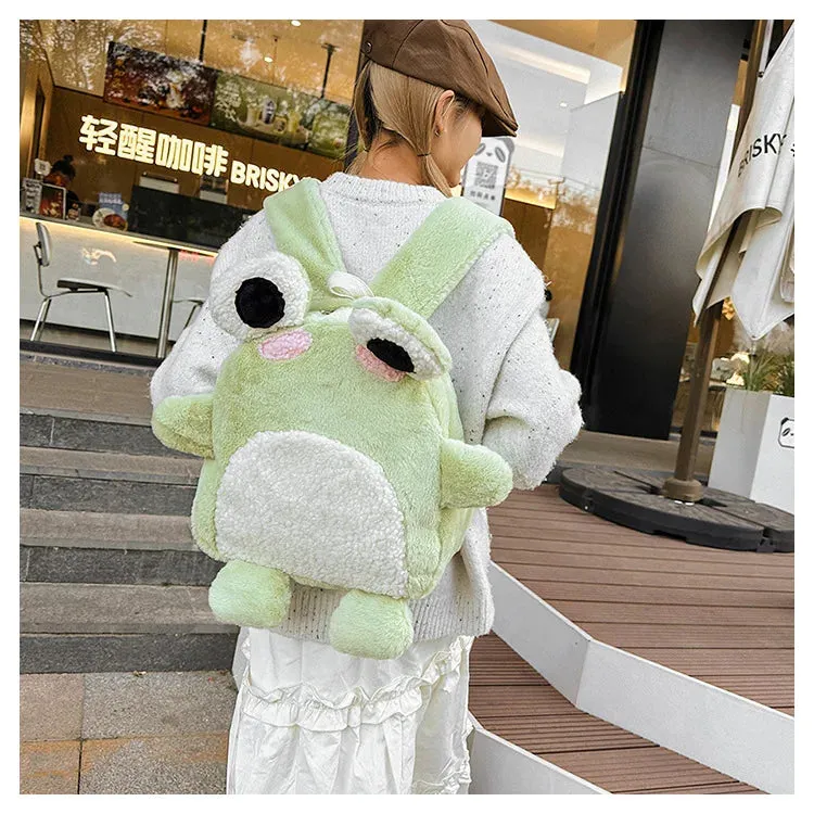 Plush Froggy Backpack
