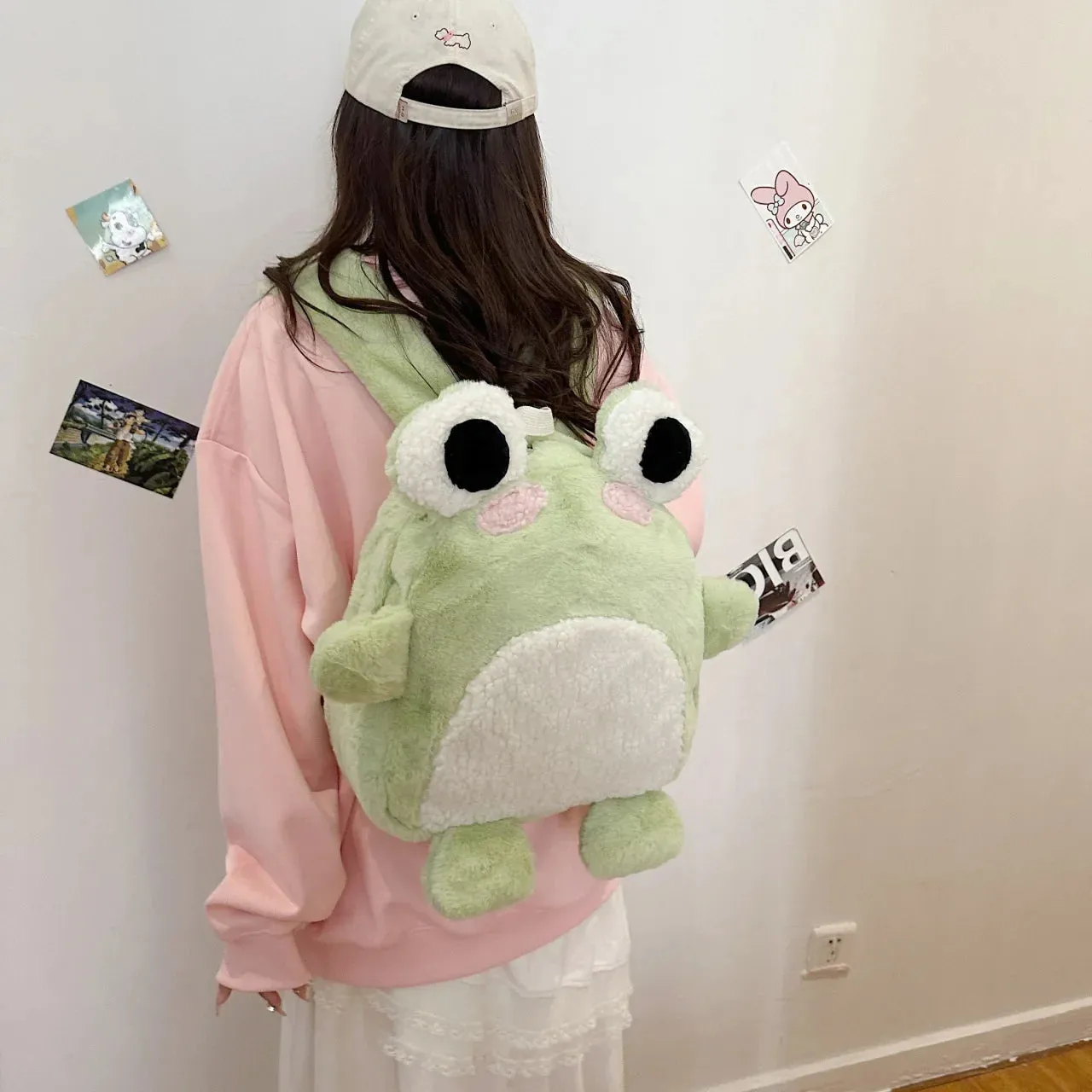 Plush Froggy Backpack