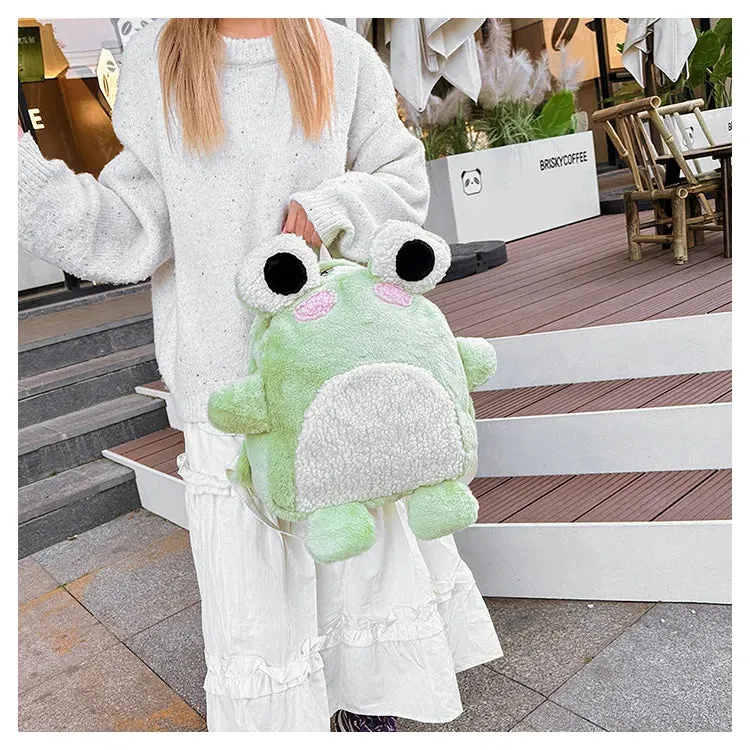 Plush Froggy Backpack
