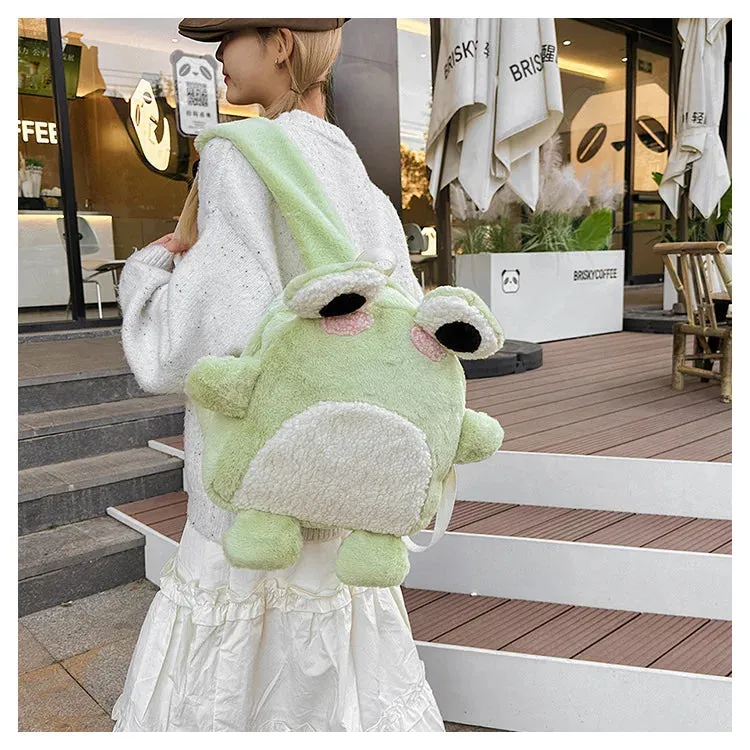 Plush Froggy Backpack