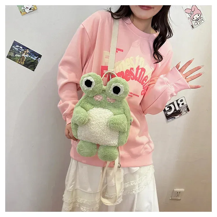 Plush Froggy Backpack