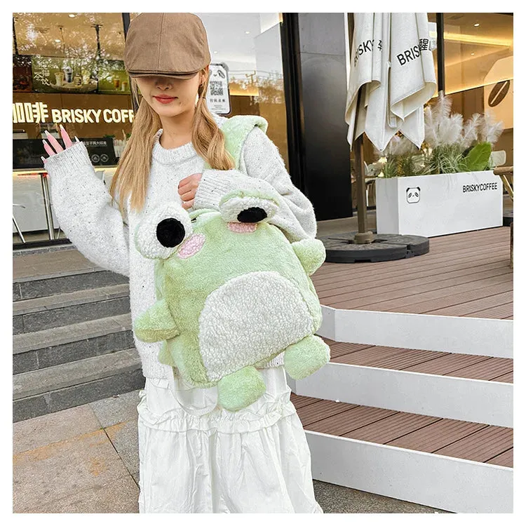 Plush Froggy Backpack