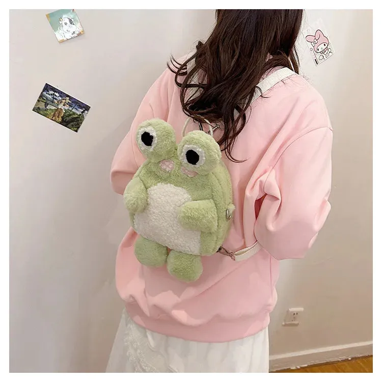 Plush Froggy Backpack