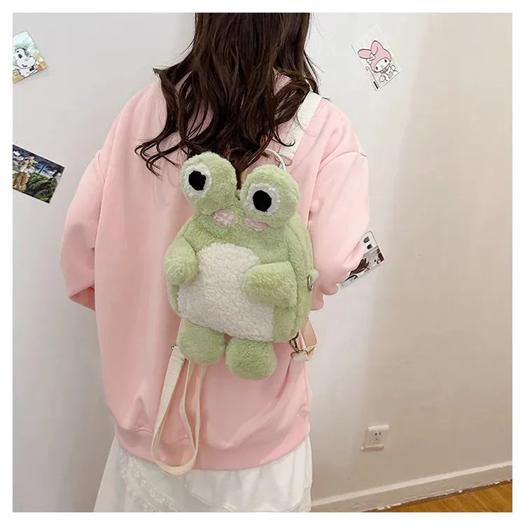Plush Froggy Backpack