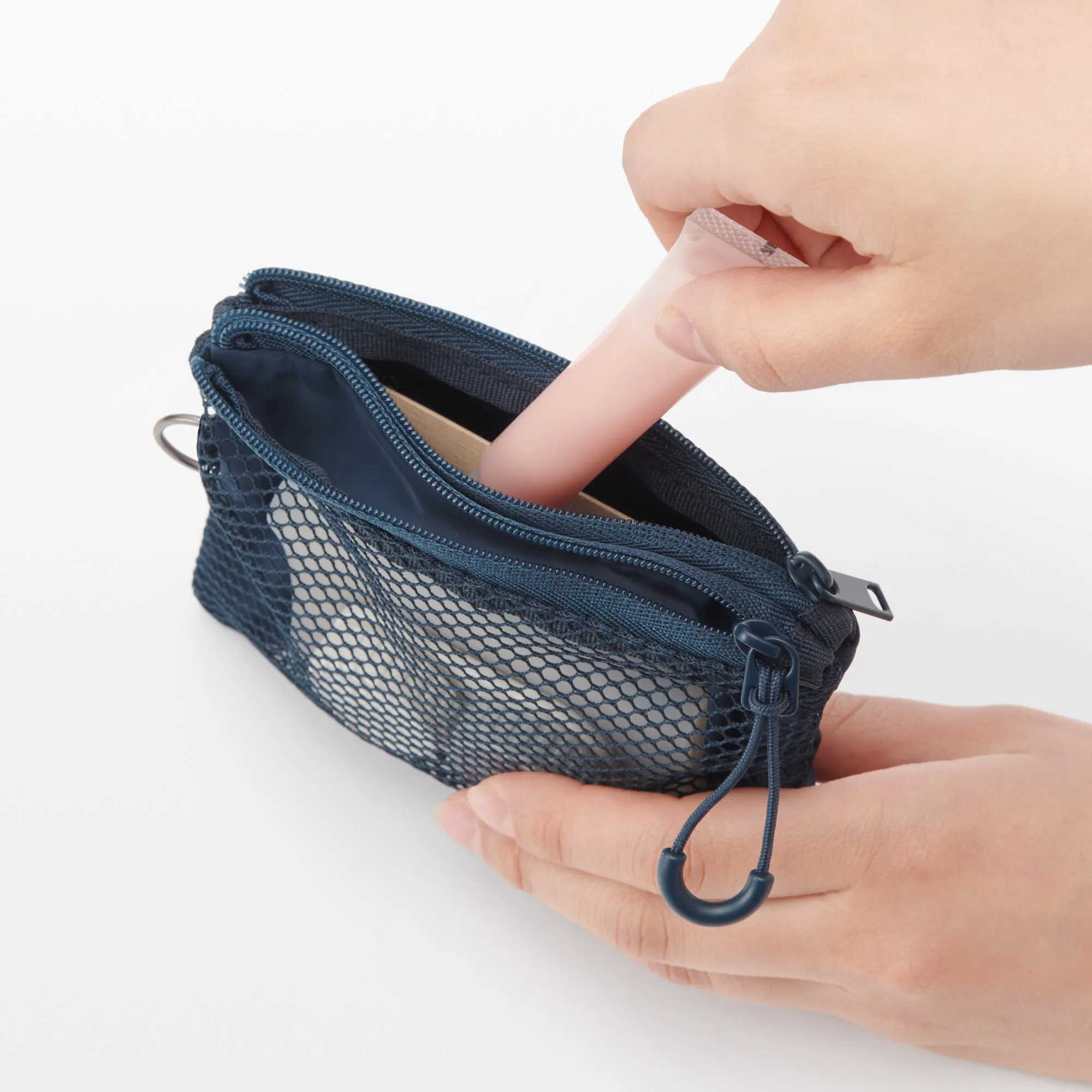 Polyester Two Zipper Case