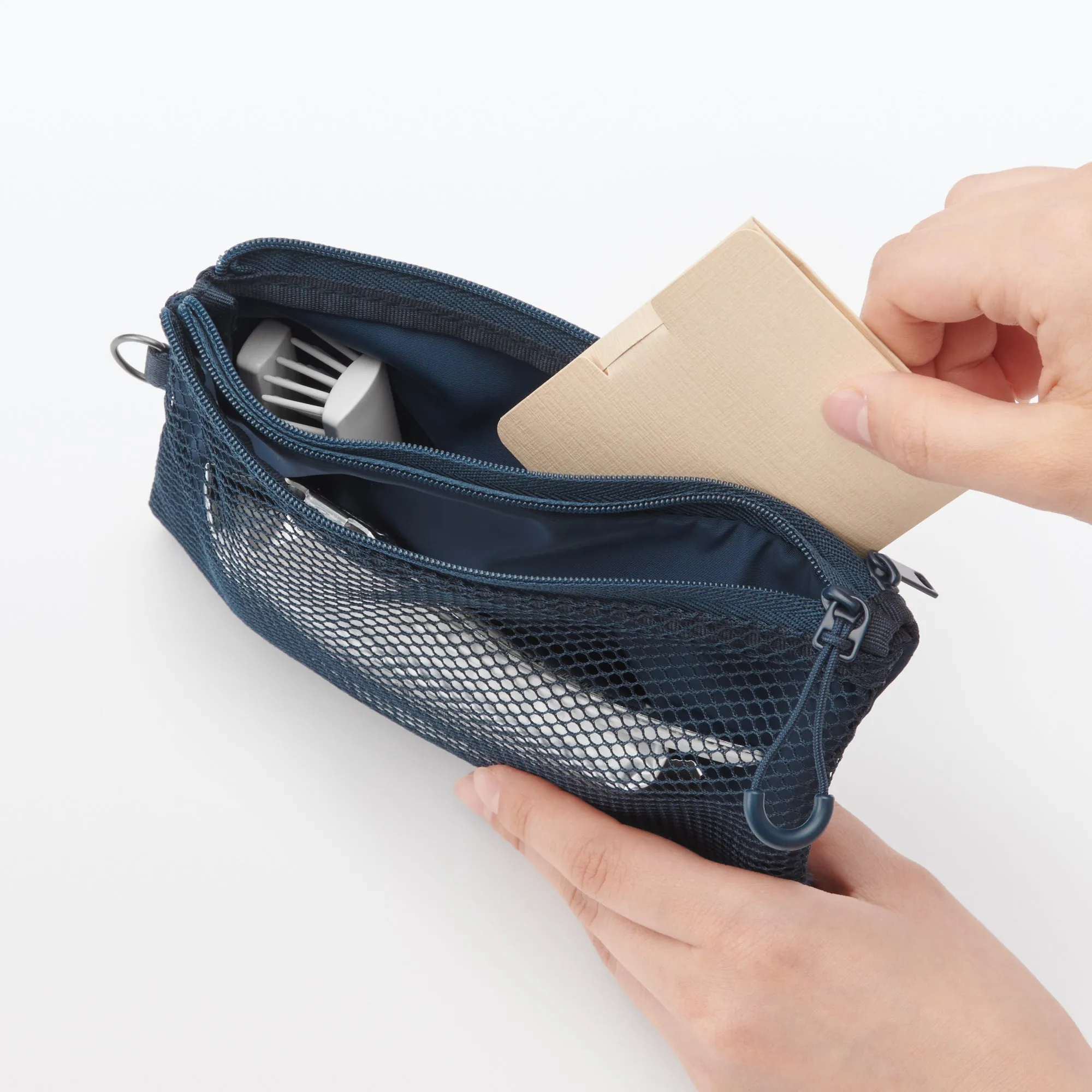 Polyester Two Zipper Case