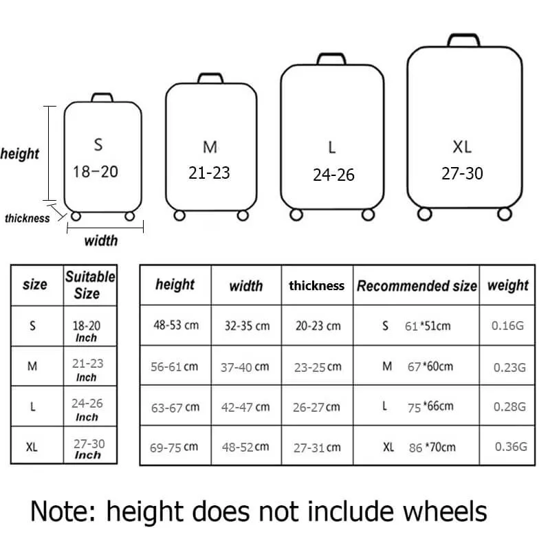 Polygon Colors | Basic Design | Luggage Suitcase Protective Cover