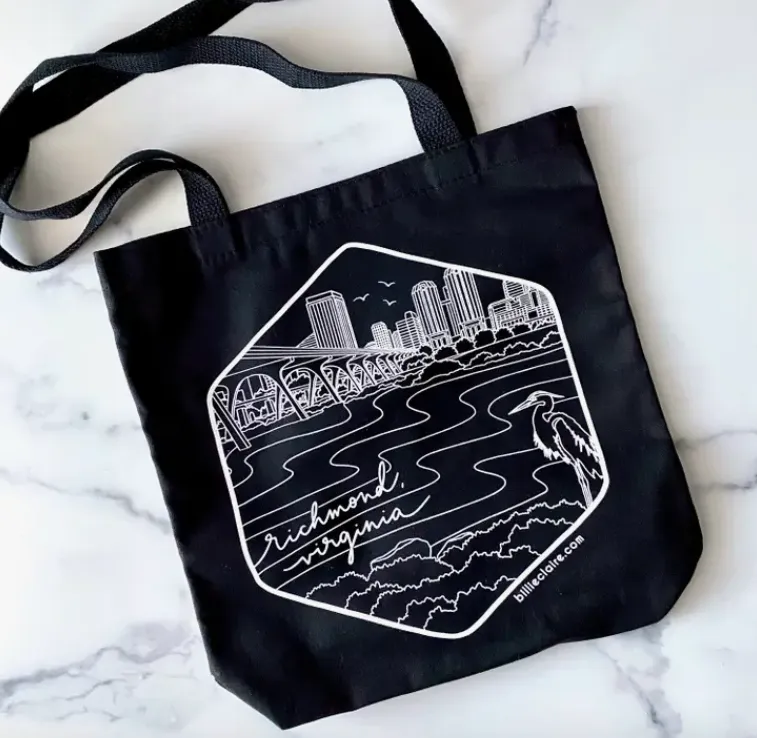 Richmond, Virginia Everyday Tote Bag