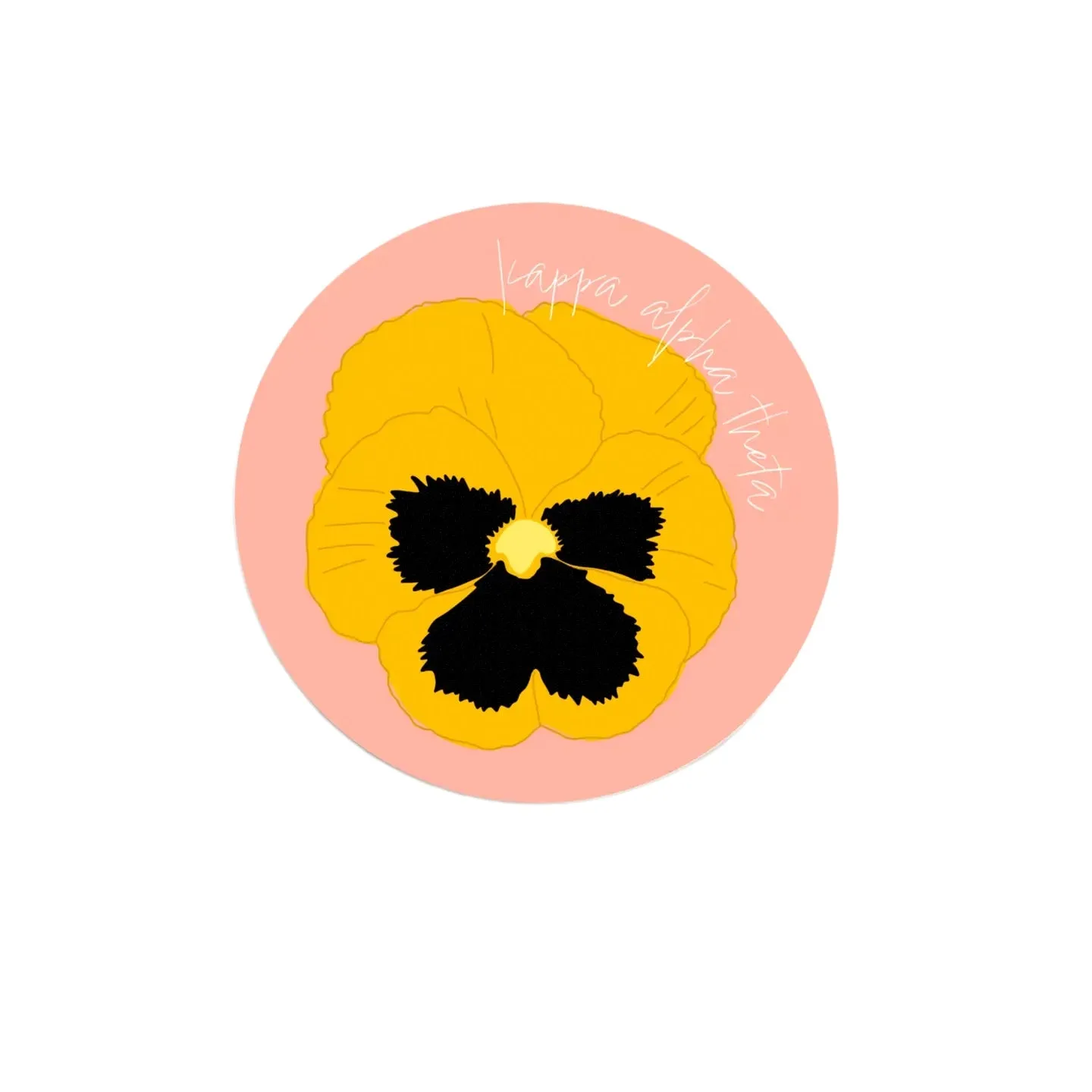 Sorority Blooms Mini Button