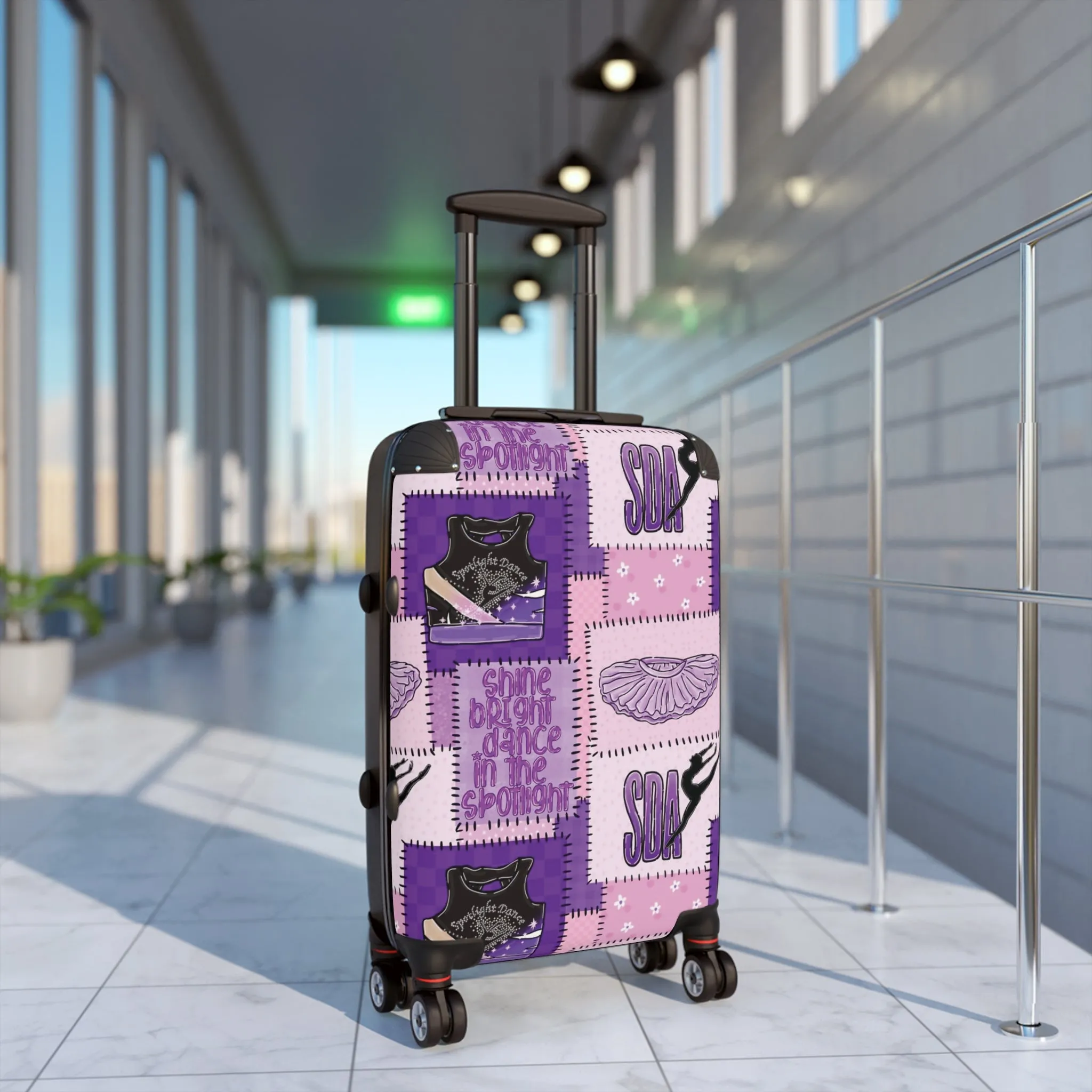 Spotlight patchwork Suitcase