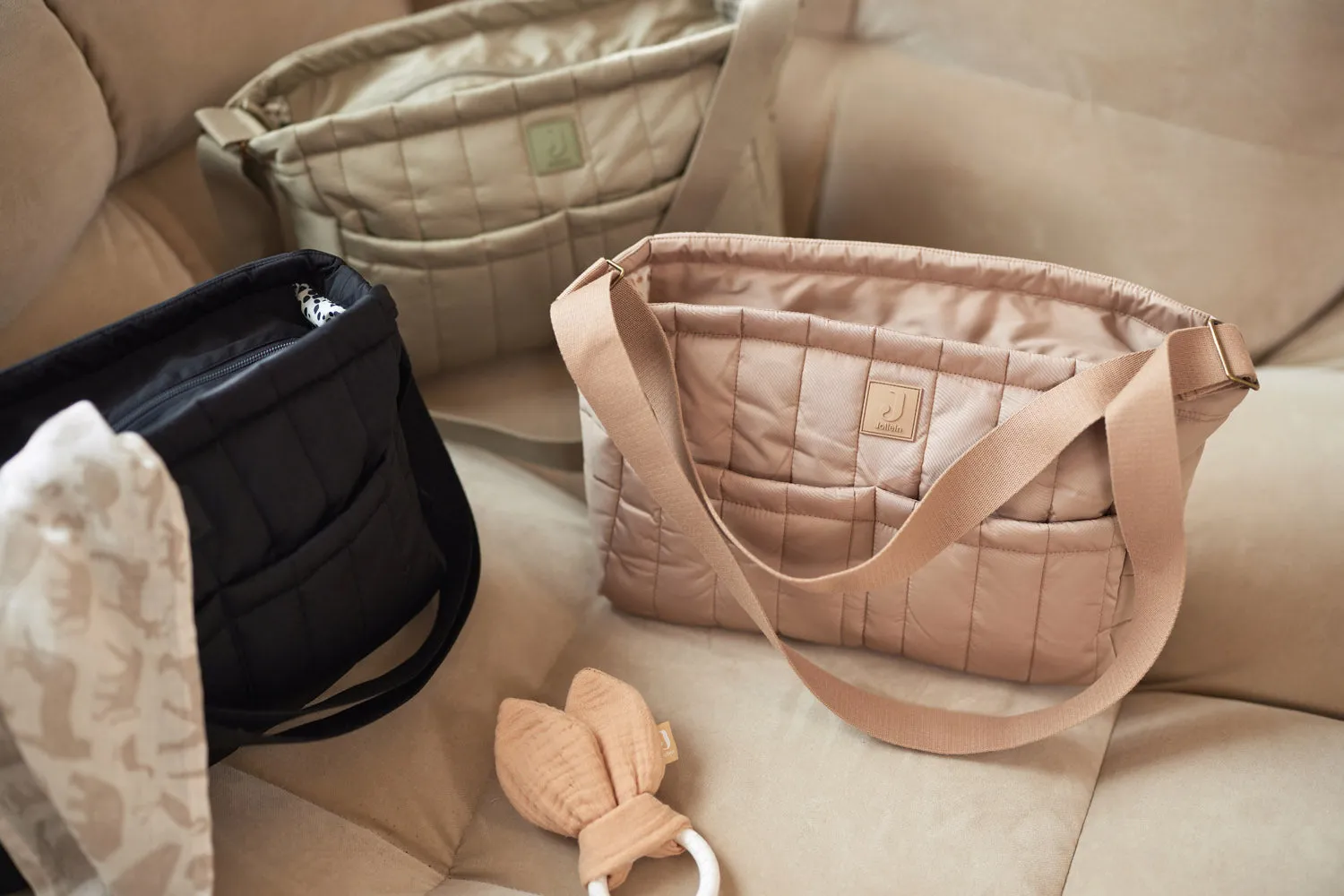 Stroller/Buggy Organizer Puffed Black