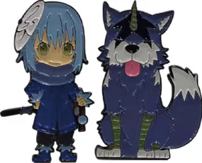 That Time I Got Reincarnated As A Slime - Rimuru & Ranga Pins Pin Set