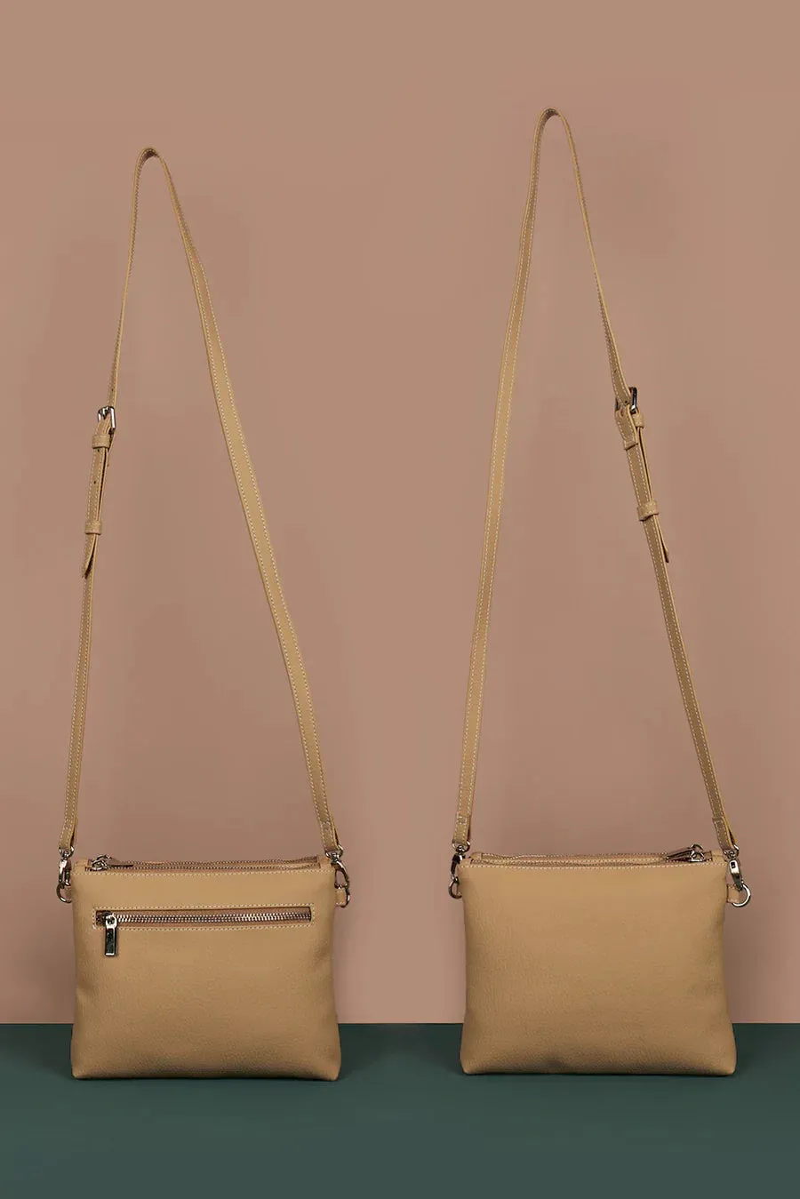 The House of Ganges - Dual Sling Vegan Leather Crossbody
