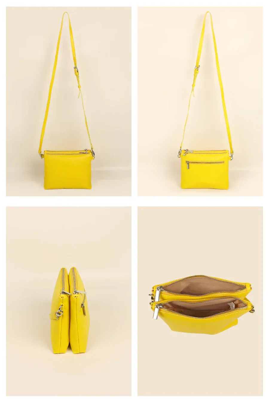 The House of Ganges - Dual Sling Vegan Leather Crossbody