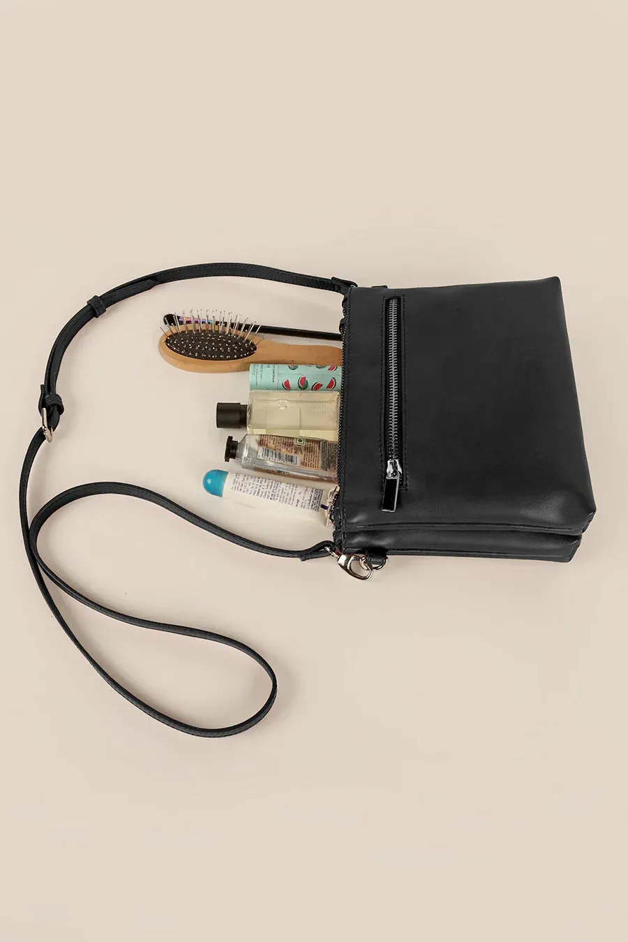 The House of Ganges - Dual Sling Vegan Leather Crossbody