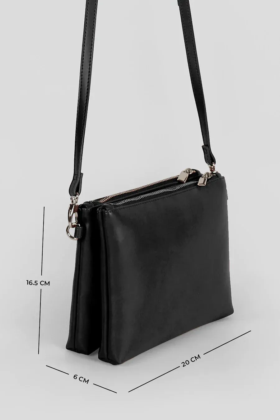 The House of Ganges - Dual Sling Vegan Leather Crossbody