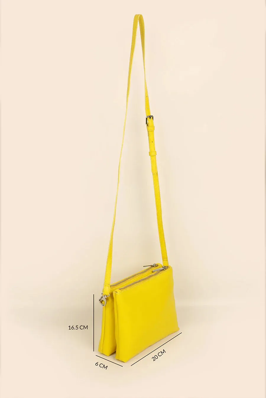 The House of Ganges - Dual Sling Vegan Leather Crossbody