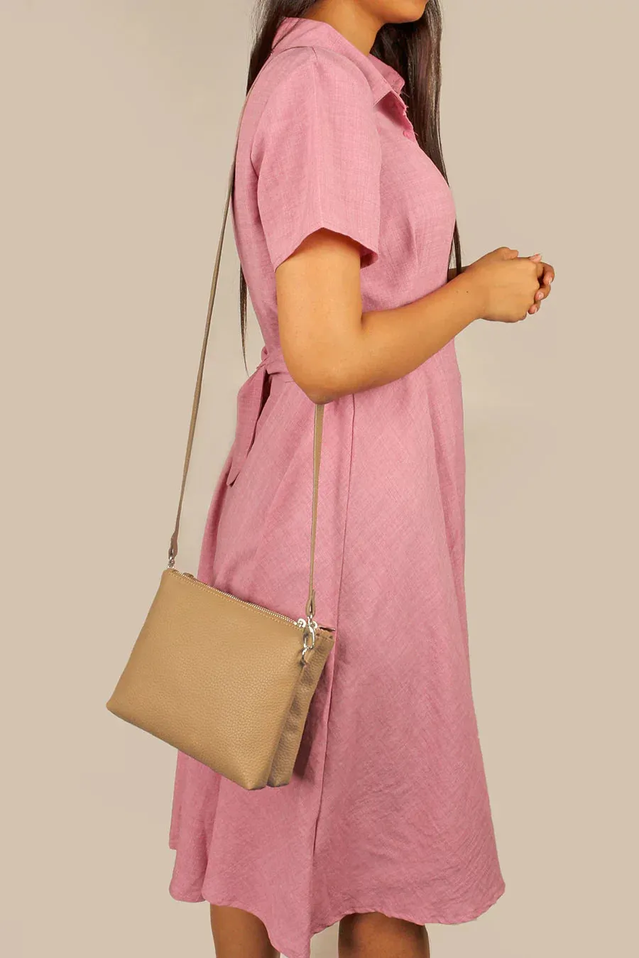 The House of Ganges - Dual Sling Vegan Leather Crossbody