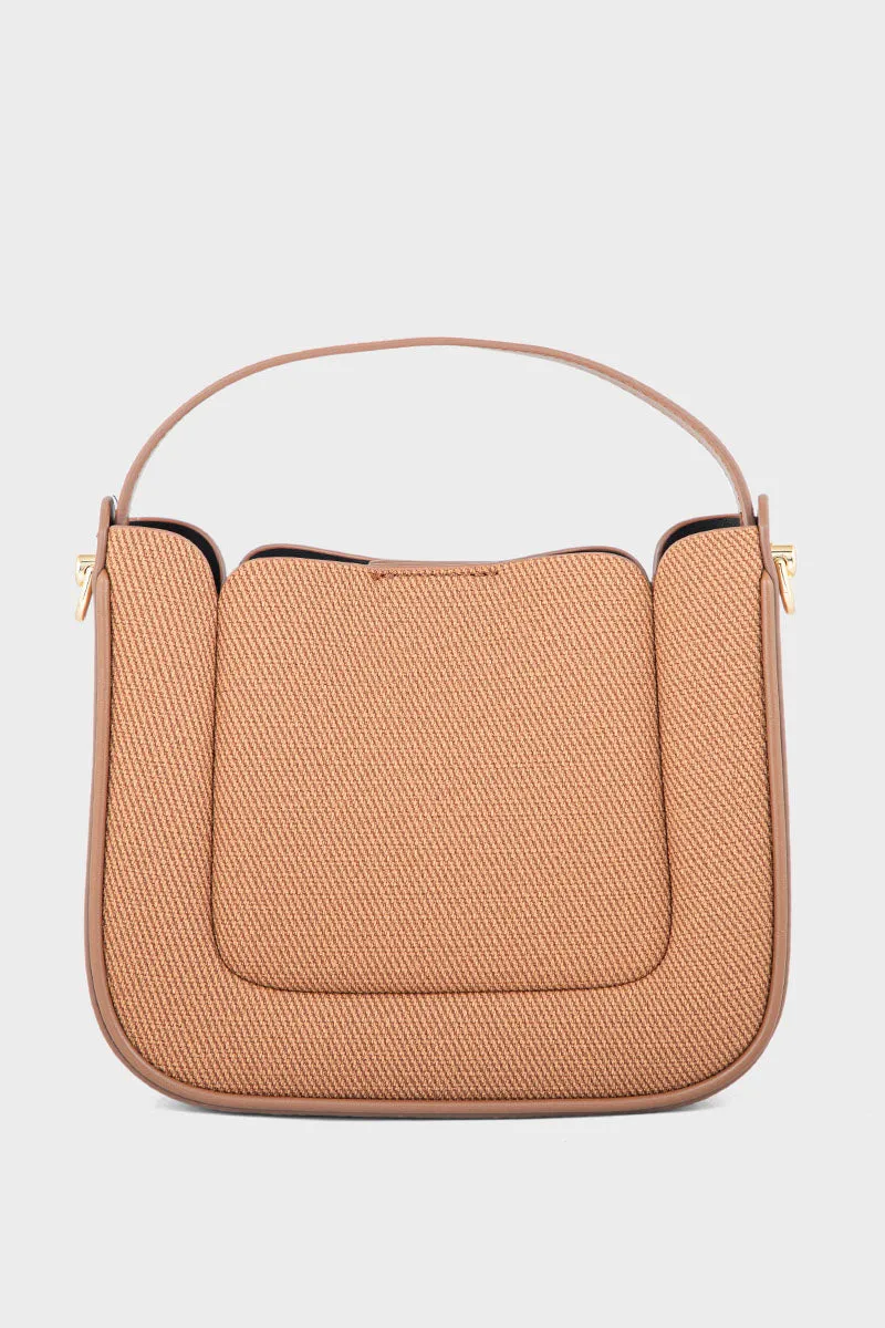 Top Handle Hand Bags BH0064-Brown