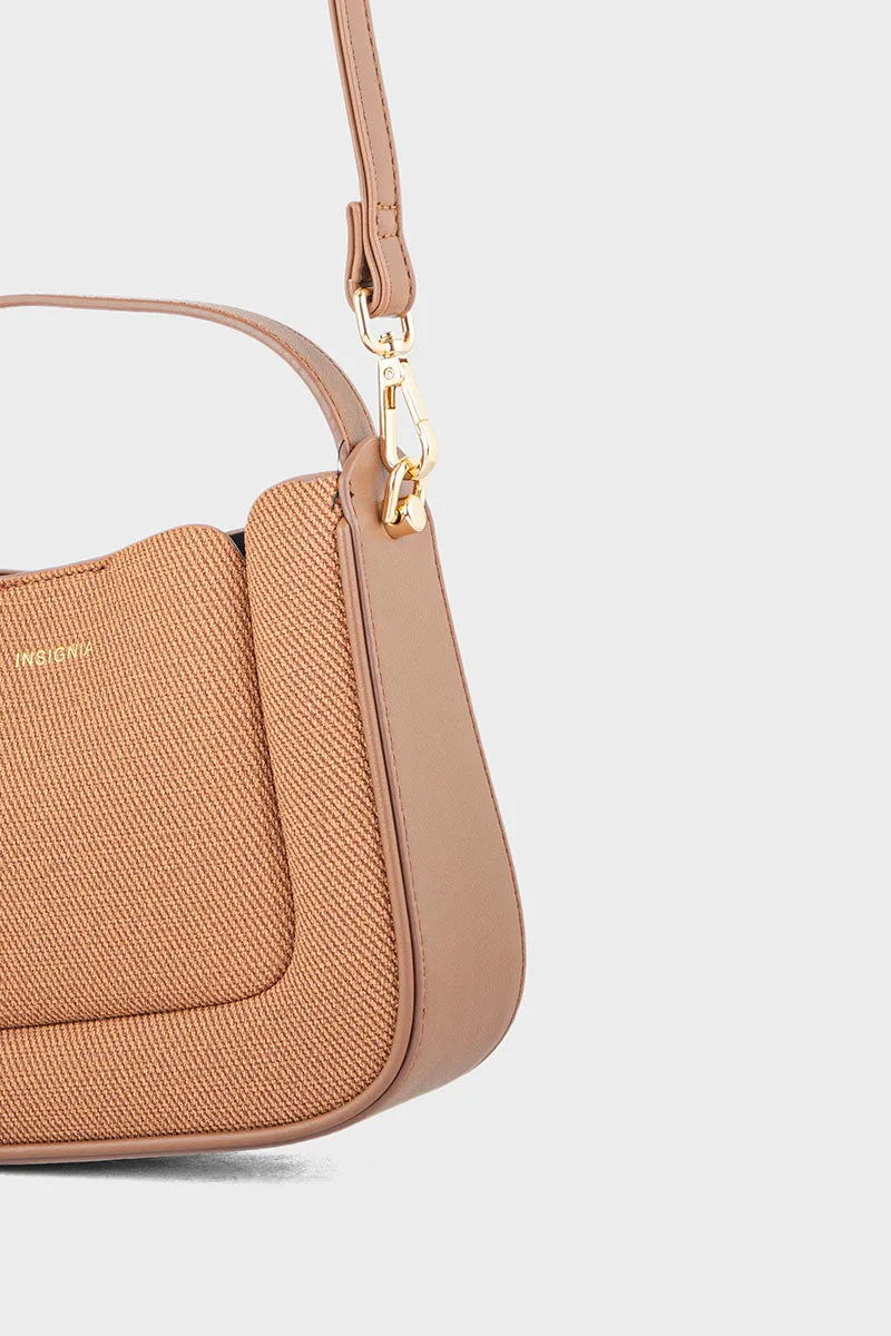 Top Handle Hand Bags BH0064-Brown
