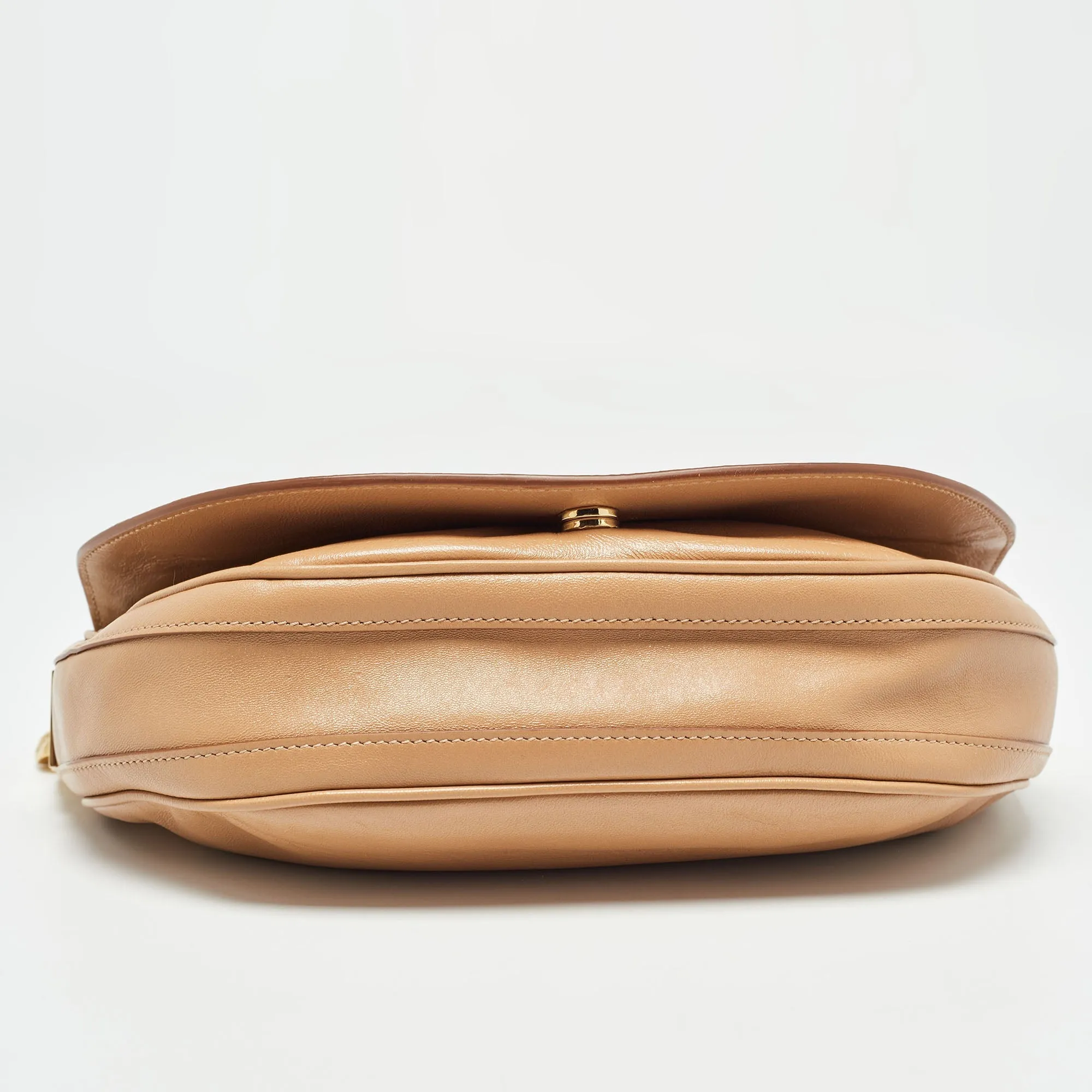 Trendy Inspired Burberry Beige Soft Leather Small Olympia Bag