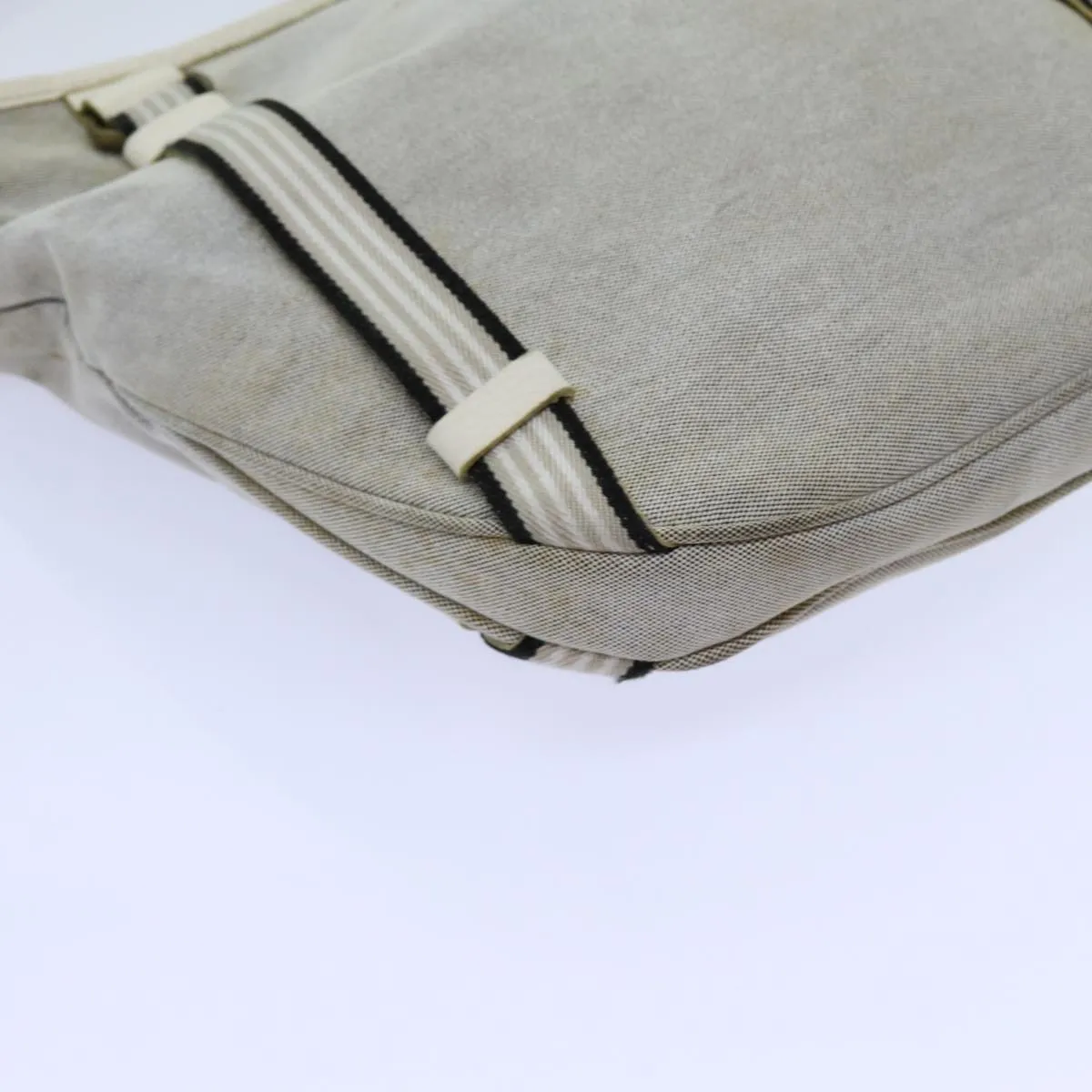 Trendy Inspired Burberry Blue Label Shoulder Bag Canvas Gray Auth 71350