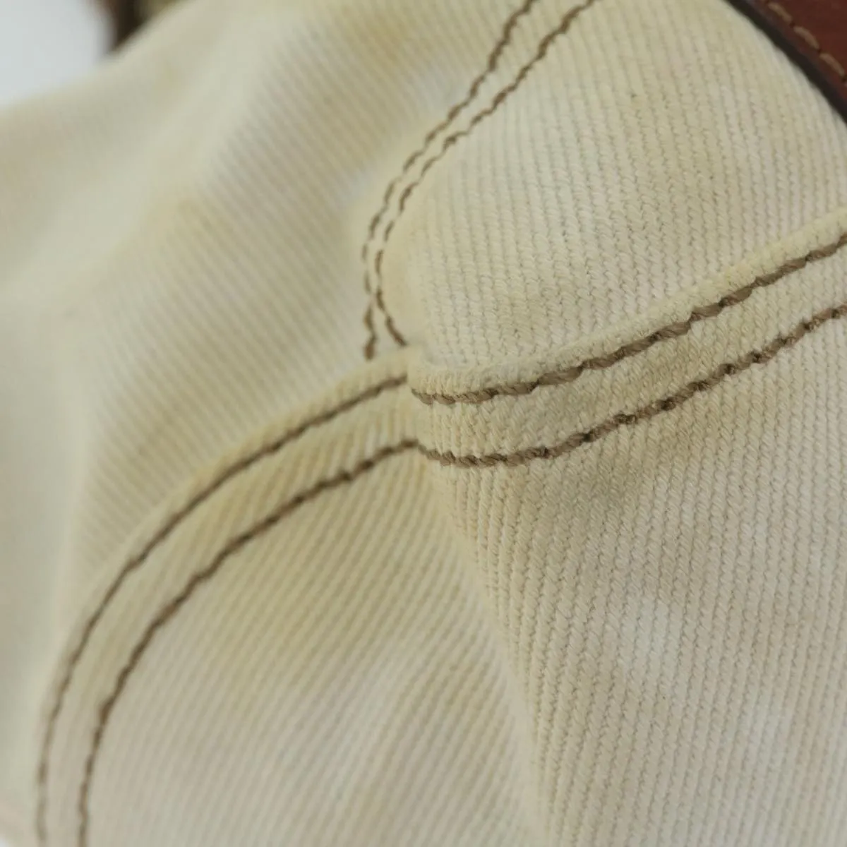 Trendy Inspired Burberry Blue Label Tote Bag Canvas Beige Auth Bs11502