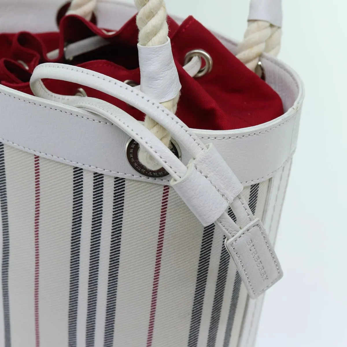 Trendy Inspired Burberry Nova Check Shoulder Bag Canvas Beige Auth 70767