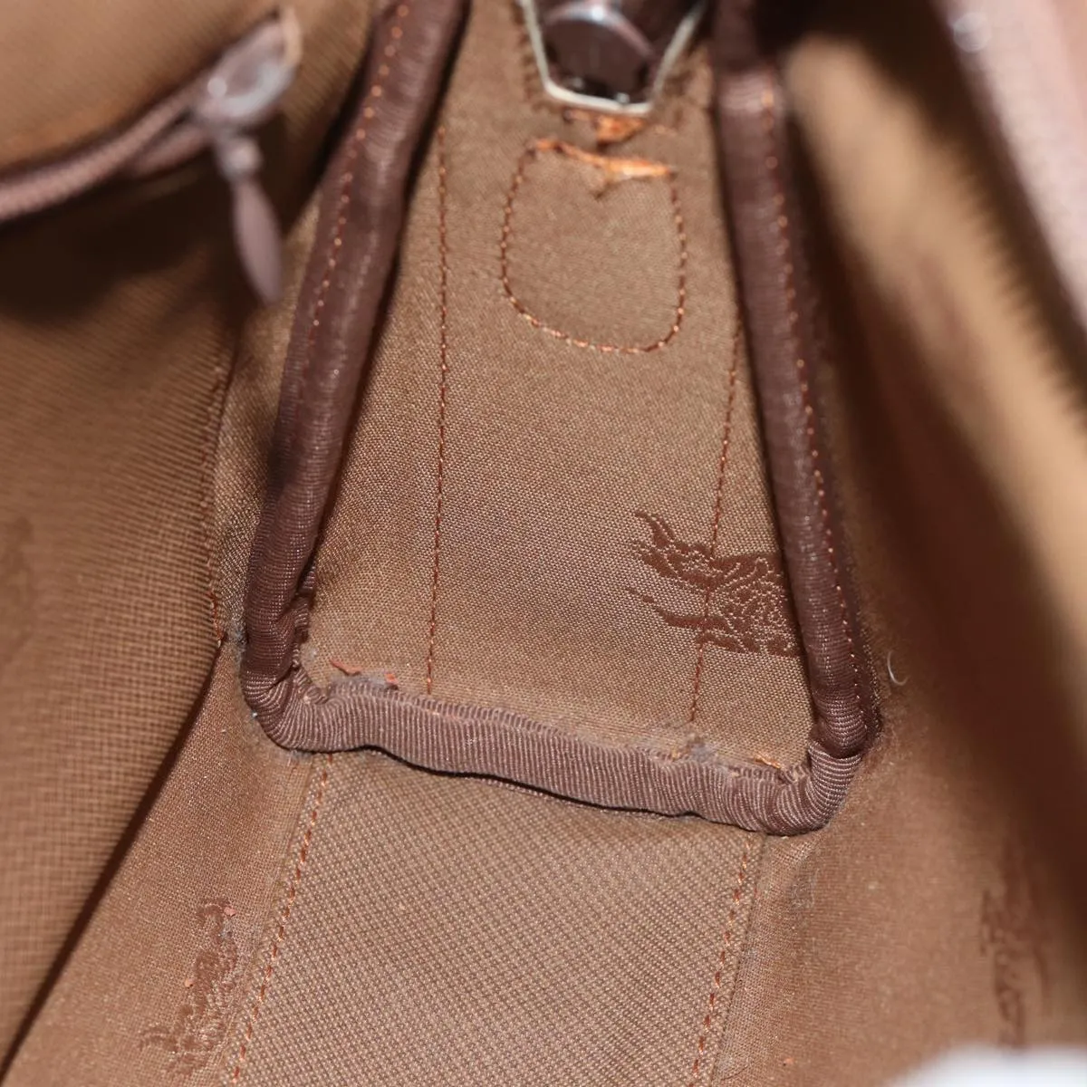 Trendy Inspired Burberry Nova Check Shoulder Bag Canvas Beige Auth 72502