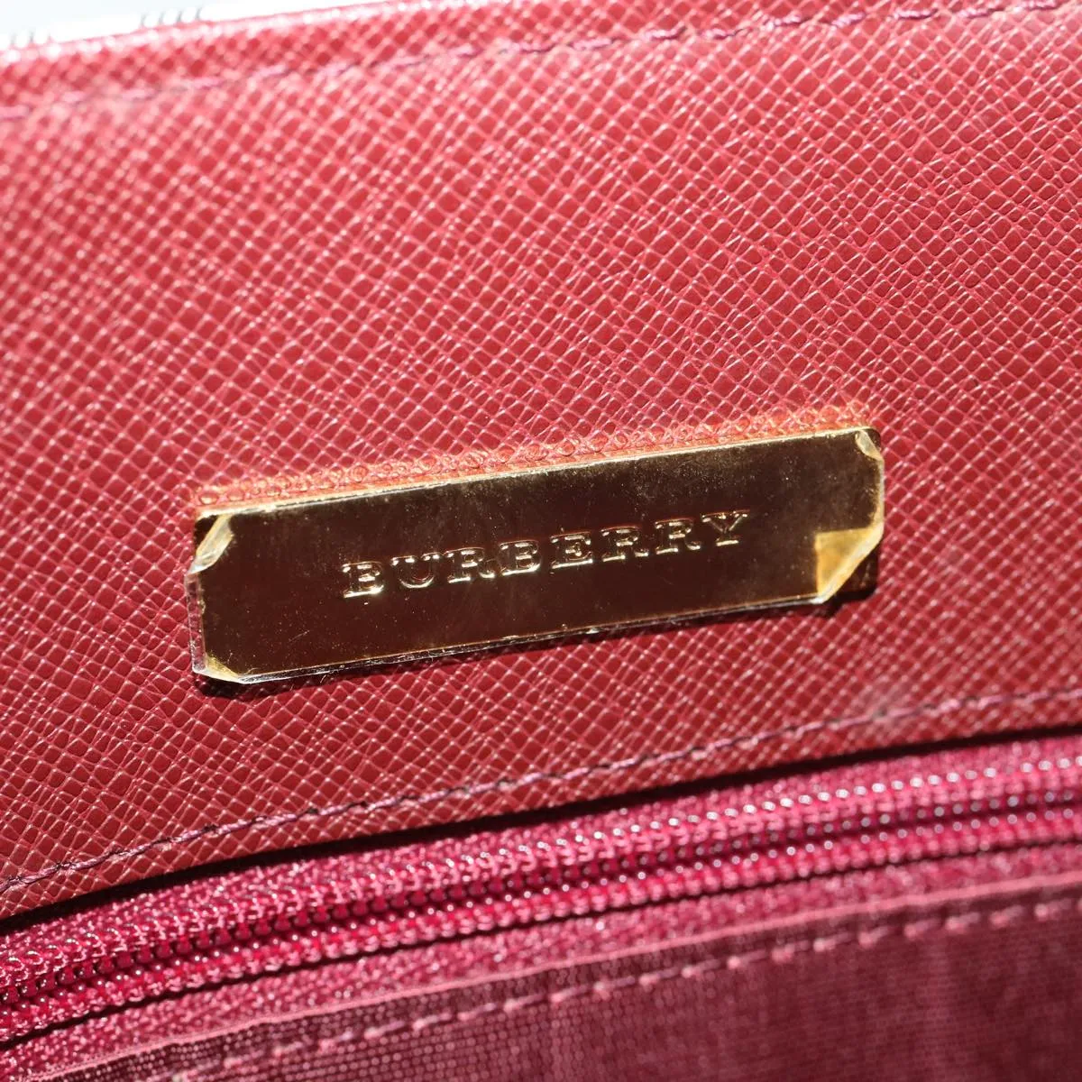 Trendy Inspired Burberry Nova Check Tote Bag Nylon Beige Auth Yk6343