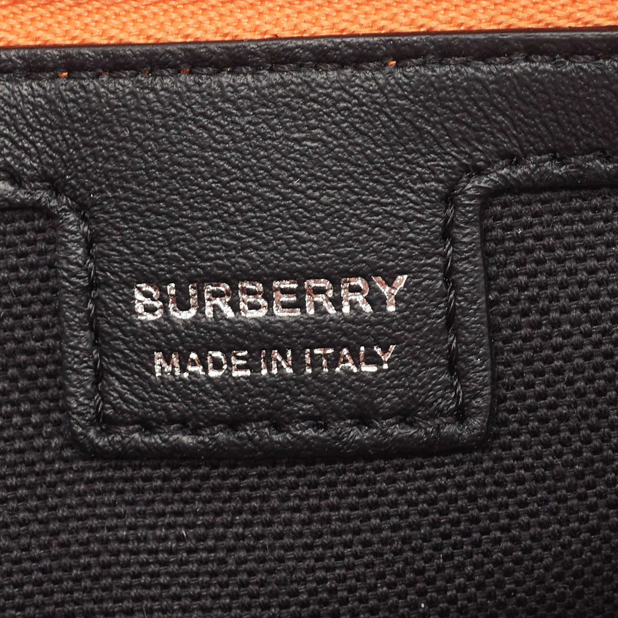 Trendy Inspired Burberry Orange/black Leather Mini Double Olympia Bag