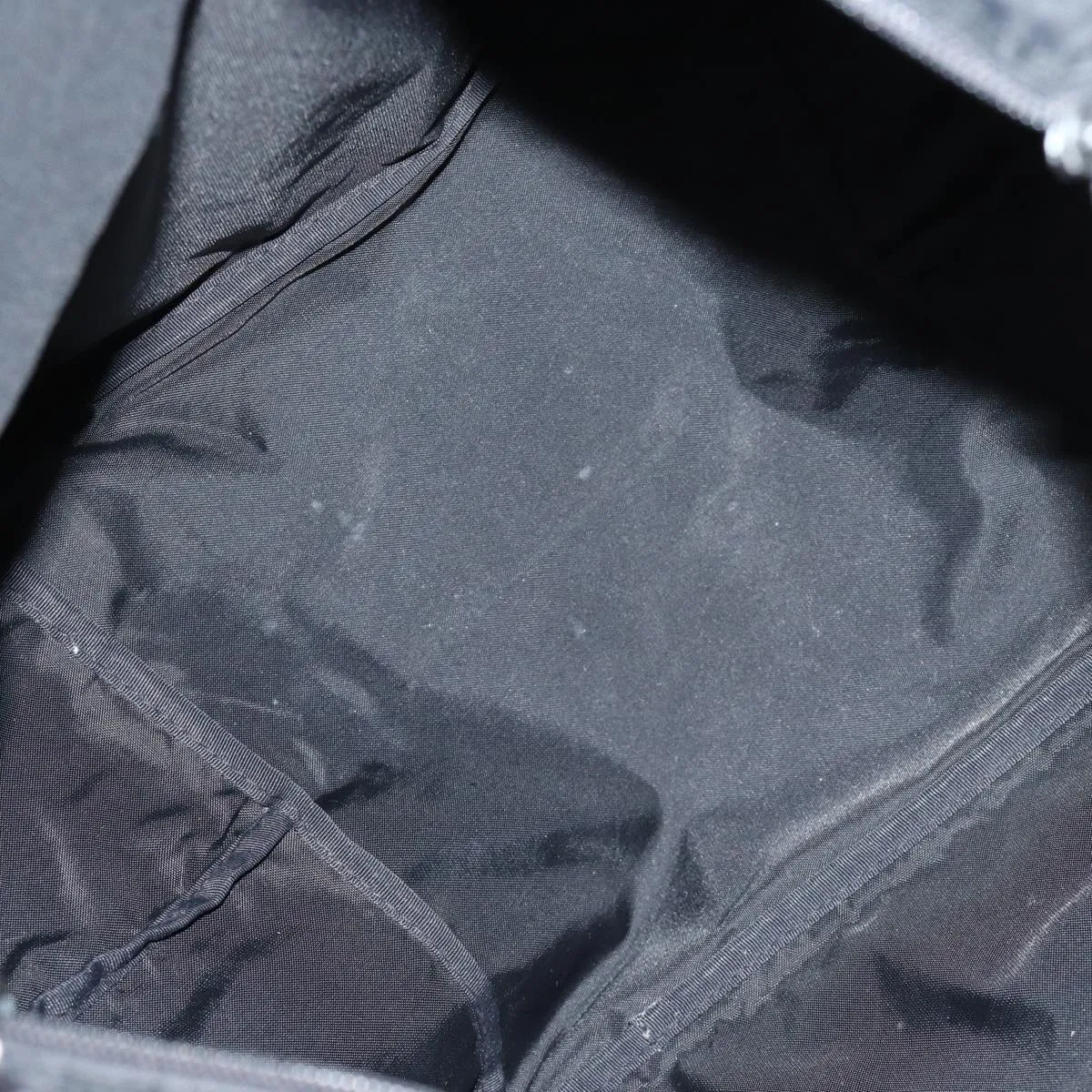 Trendy Inspired Burberryss Nova Check Blue Label Tote Bag Nylon Black Auth Kk241