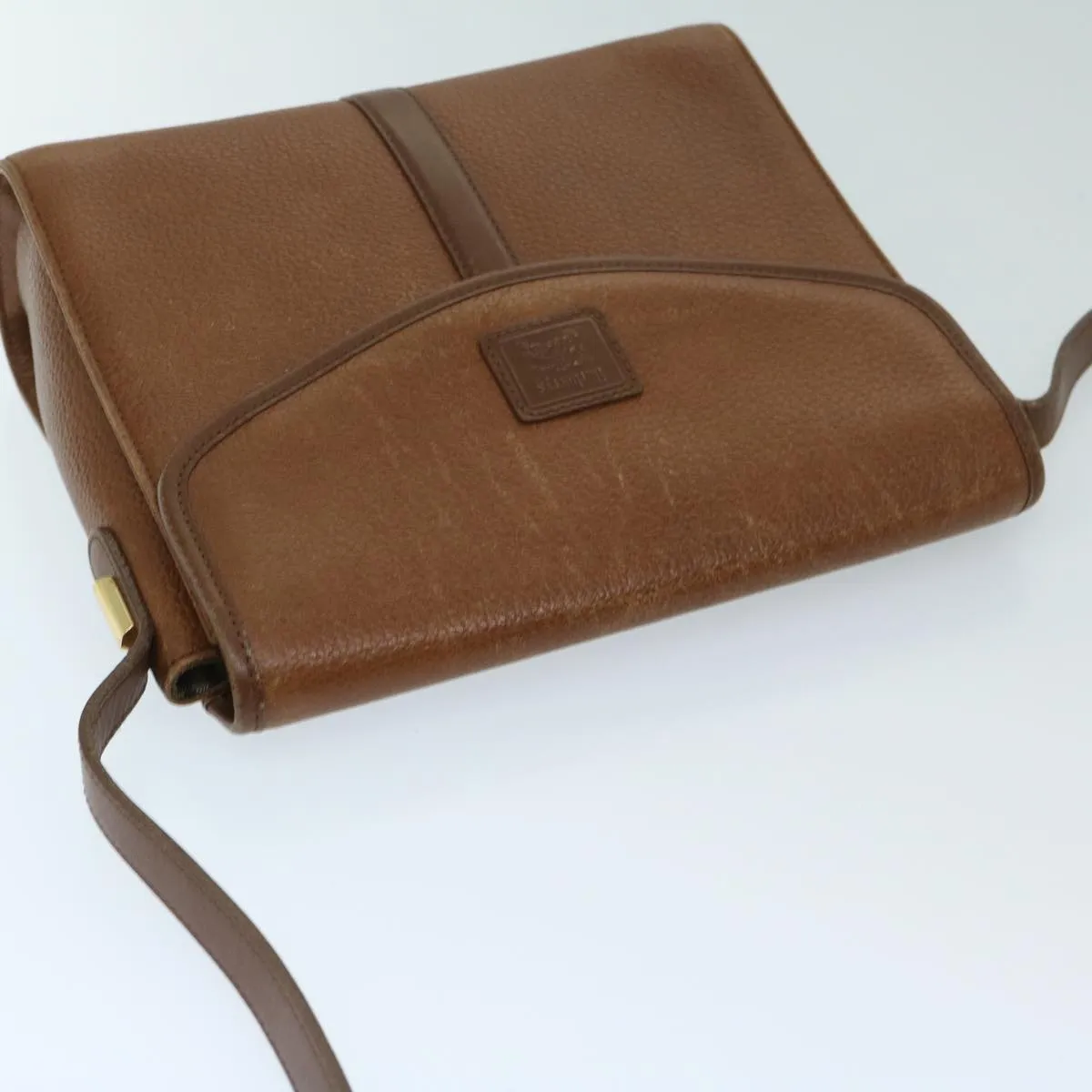 Trendy Inspired Burberryss Shoulder Bag Leather Brown Auth Ac2838