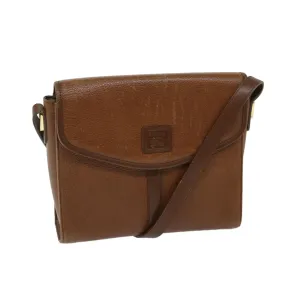 Trendy Inspired Burberryss Shoulder Bag Leather Brown Auth Ac2838