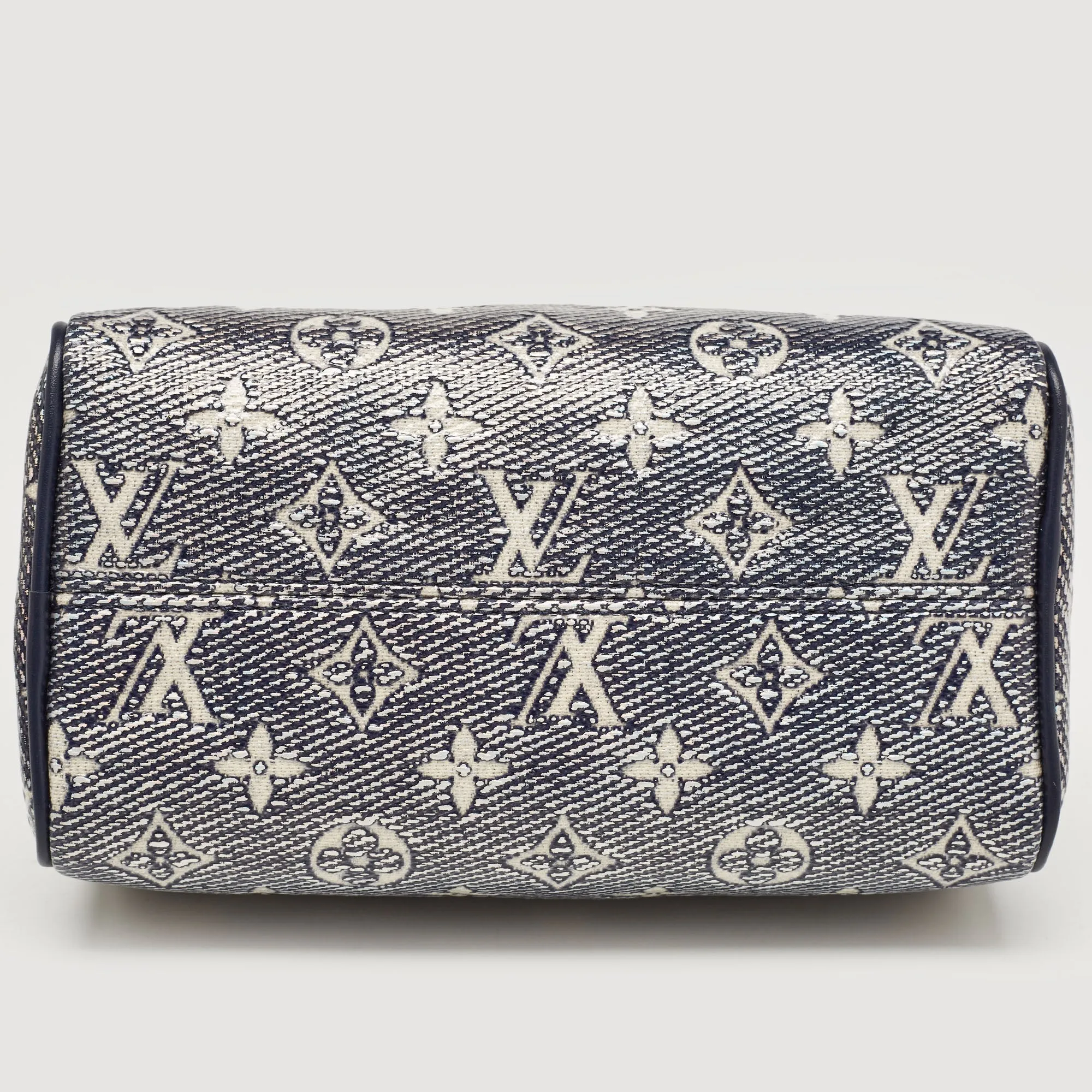 Trendy Inspired Louis Vuitton Blue Monogram Canvas Speedy Bandouliere 20 Bag