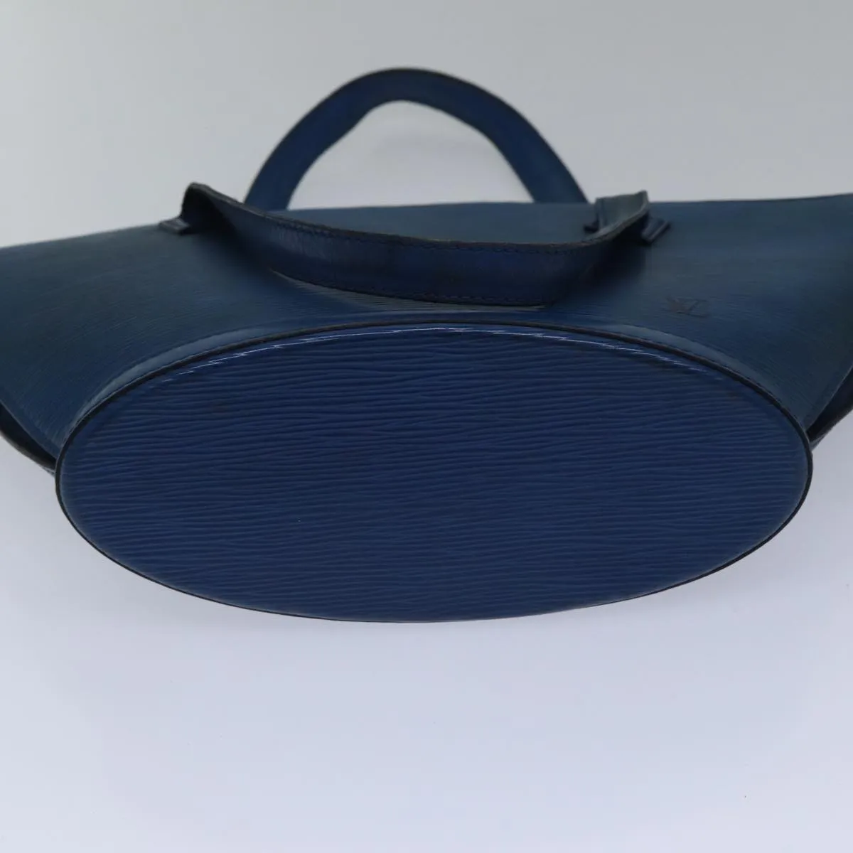 Trendy Inspired Louis Vuitton Epi Saint Jacques Shoulder Bag Blue M52275 Lv Auth 87786