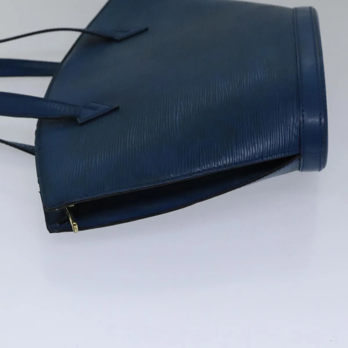 Trendy Inspired Louis Vuitton Epi Saint Jacques Shoulder Bag Blue M52275 Lv Auth 87786