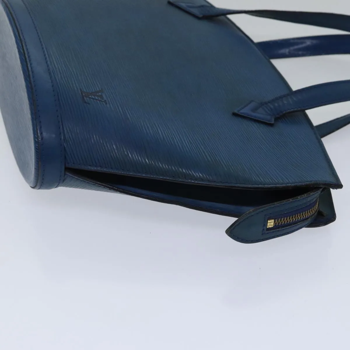 Trendy Inspired Louis Vuitton Epi Saint Jacques Shoulder Bag Blue M52275 Lv Auth 87786