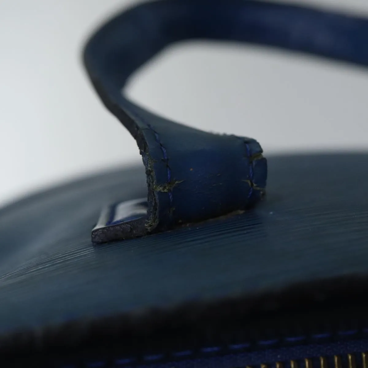 Trendy Inspired Louis Vuitton Epi Saint Jacques Shoulder Bag Blue M52275 Lv Auth 87786