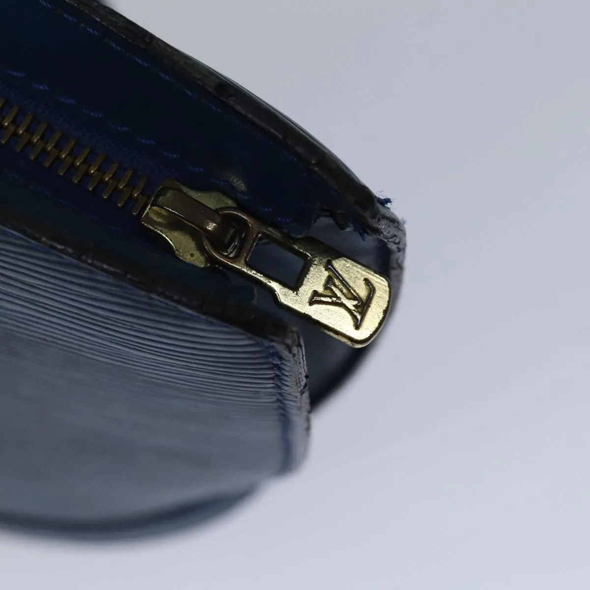 Trendy Inspired Louis Vuitton Epi Saint Jacques Shoulder Bag Blue M52275 Lv Auth 87786