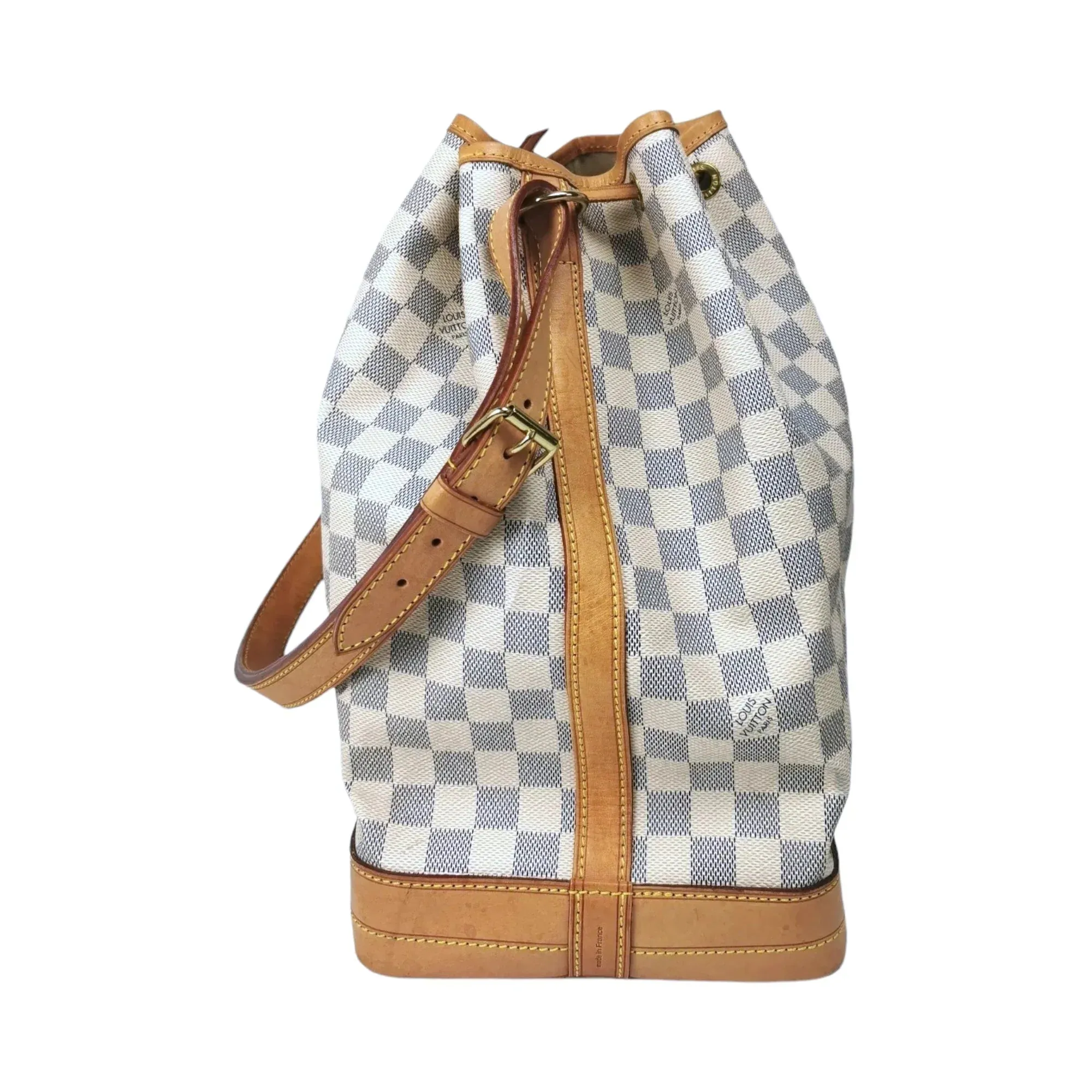 Trendy Inspired Louis Vuitton Grand Noé Damier Azur Canvas