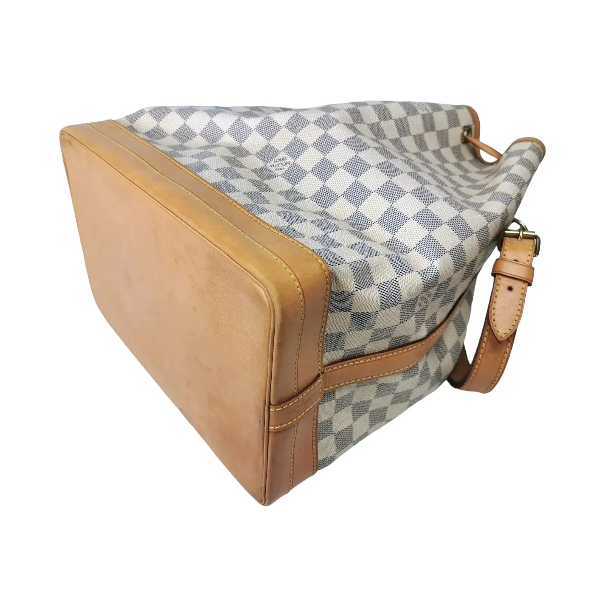 Trendy Inspired Louis Vuitton Grand Noé Damier Azur Canvas