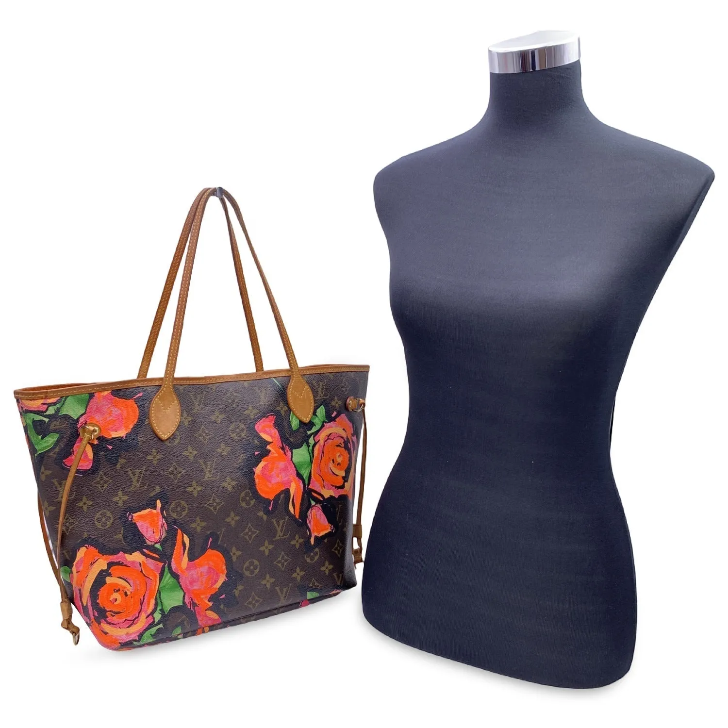 Trendy Inspired Louis Vuitton Limited Ed Sprouse Monogram Canvas Neverfull Mm