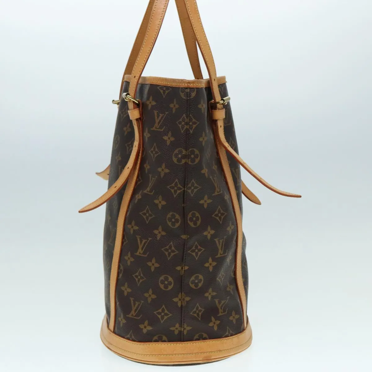 Trendy Inspired Louis Vuitton Monogram Bucket Gm Shoulder Bag M42236 Lv Auth Kk296