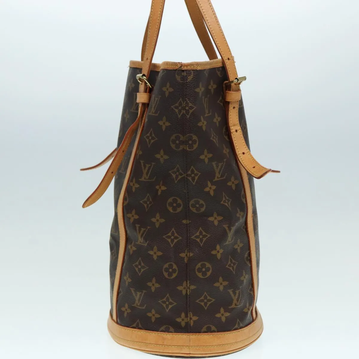 Trendy Inspired Louis Vuitton Monogram Bucket Gm Shoulder Bag M42236 Lv Auth Kk296