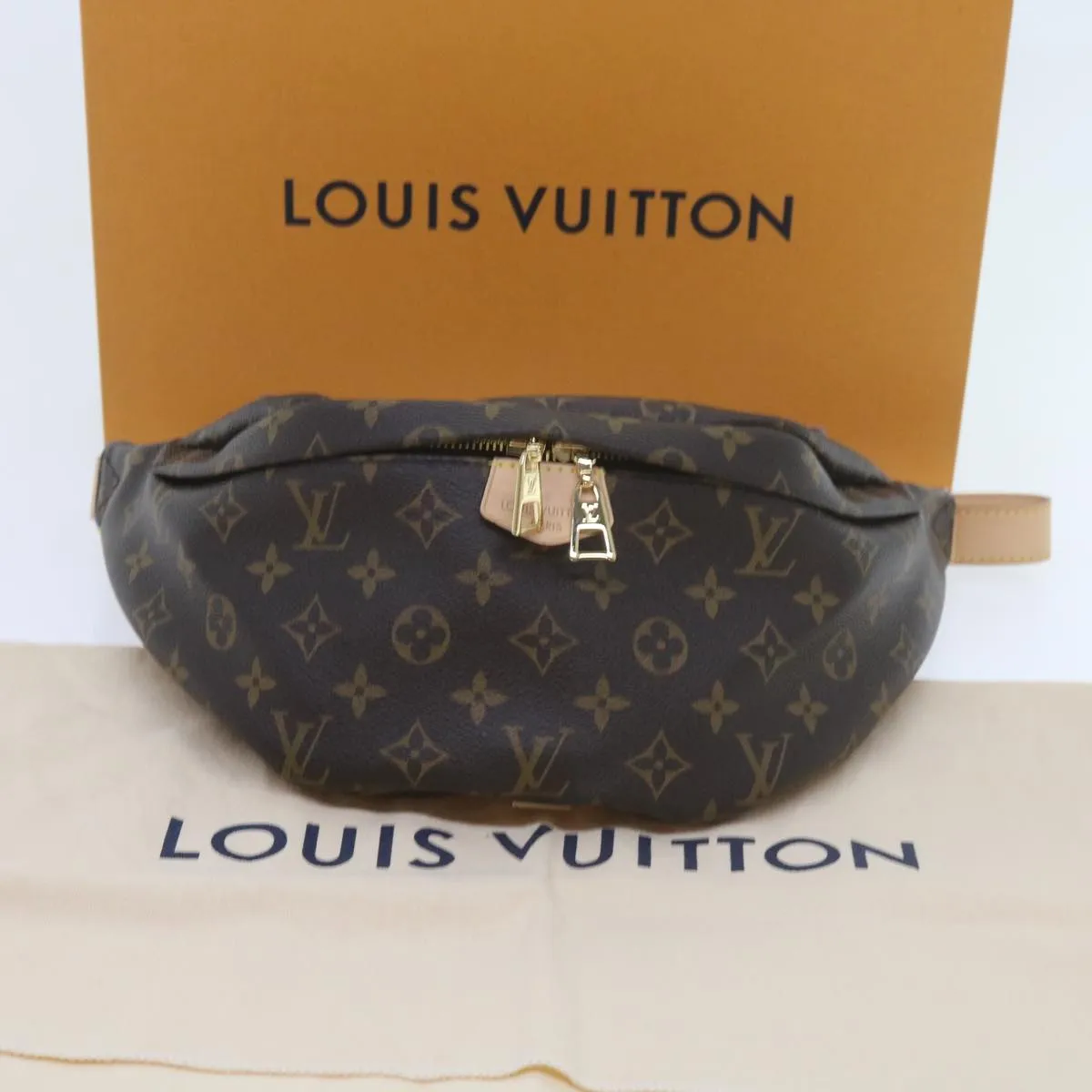 Trendy Inspired Louis Vuitton Monogram Bum Bag Shoulder Bag M43644 Lv Auth 59863s