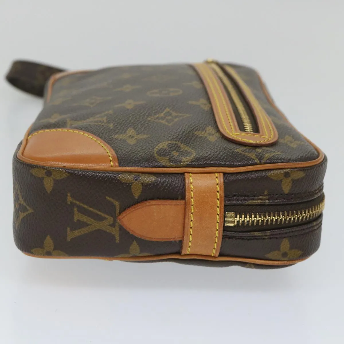 Trendy Inspired Louis Vuitton Monogram Marly Dragonne Gm Clutch Bag M51825 Lv Auth 57491