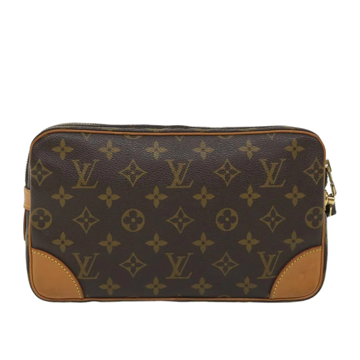 Trendy Inspired Louis Vuitton Monogram Marly Dragonne Gm Clutch Bag M51825 Lv Auth 57491