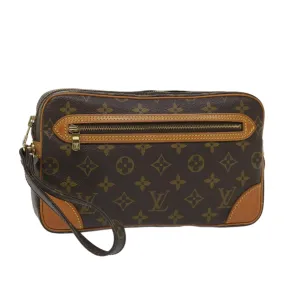Trendy Inspired Louis Vuitton Monogram Marly Dragonne Gm Clutch Bag M51825 Lv Auth 57491